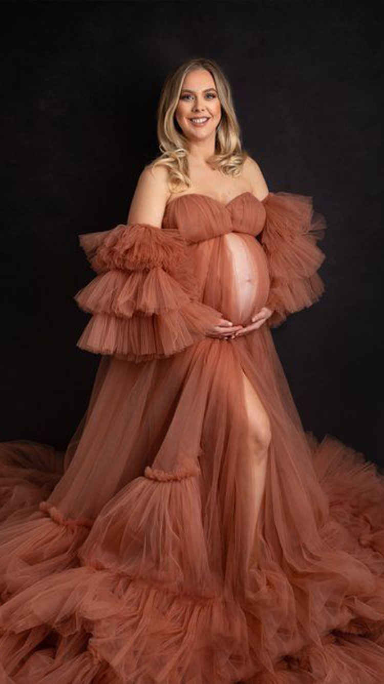 Black-maternity-gown