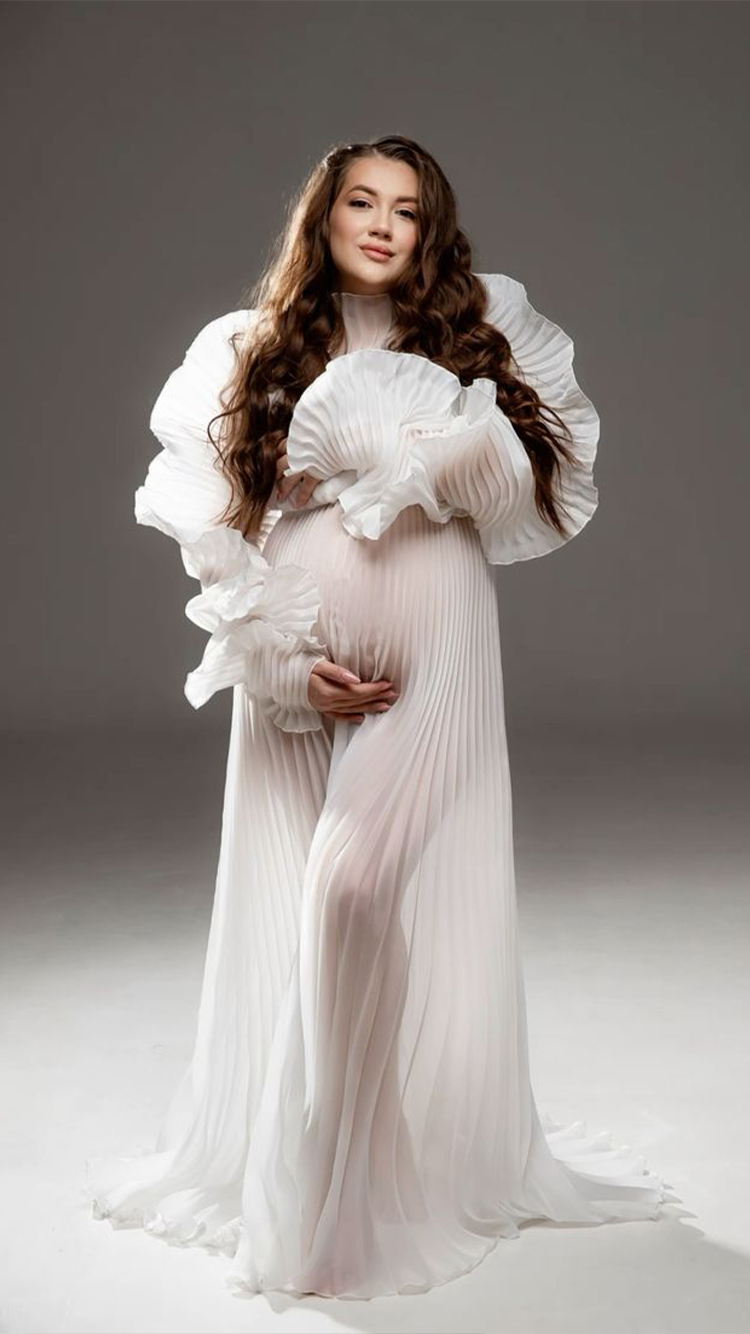 Black-maternity-gown